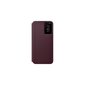 "Samsung Clear View" dangtelis "Galaxy S22 Plus" bordo spalvos EF-ZS906CEEGEE kaina ir informacija | Telefono dėklai | pigu.lt