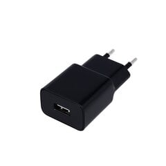 Зарядное устройство Maxlife MXTC-01 1x USB 2.1A, черное цена и информация | Зарядные устройства для телефонов | pigu.lt