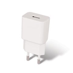 Maxlife MXTC-01 charger 1x USB 2.1A white цена и информация | Зарядные устройства для телефонов | pigu.lt