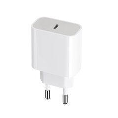 Maxlife MXTC-05 PD charger 1x USB-C 20W white цена и информация | Зарядные устройства для телефонов | pigu.lt