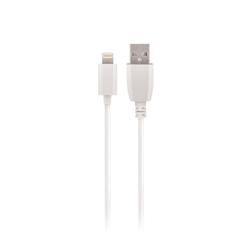 Maxlife cable USB - Lightning 3,0 m 2A, baltas цена и информация | Laidai telefonams | pigu.lt