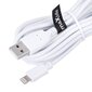 Maxlife cable USB - Lightning 3,0 m 2A, baltas цена и информация | Laidai telefonams | pigu.lt