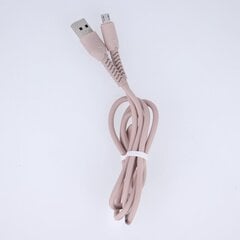 Maxlife MXUC-04 cable USB - microUSB 1,0 m 3A pink цена и информация | Кабели для телефонов | pigu.lt