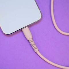 Maxlife MXUC-04 cable USB - USB-C 1,0 m 3A pink цена и информация | Кабели для телефонов | pigu.lt