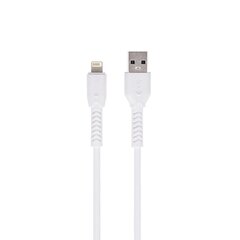 Maxlife MXUC-04 cable USB - Lightning 1,0 m 3A white цена и информация | Кабели для телефонов | pigu.lt