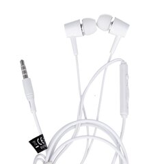 Maxlife wired earphones MXEP-02 jack 3,5mm white цена и информация | Наушники | pigu.lt