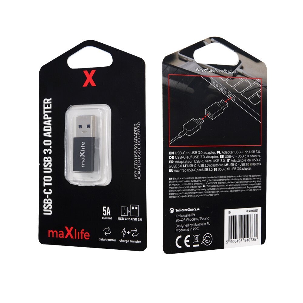 Maxlife OEM0002301 цена и информация | Adapteriai, USB šakotuvai | pigu.lt