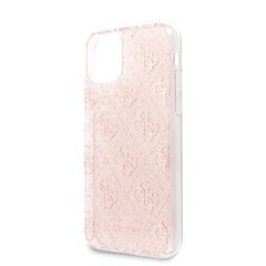 Чехол Guess для Samsung Galaxy A72 GUHCA72PCU4GLPI pink hard case 4G Glitter цена и информация | Чехлы для телефонов | pigu.lt