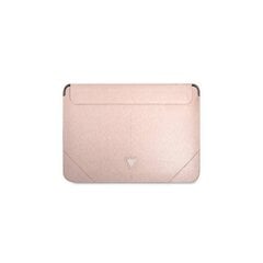 Чехол Guess sleeve GUCS14PSATLP 14” pink Saffiano Triangle цена и информация | Рюкзаки, сумки, чехлы для компьютеров | pigu.lt