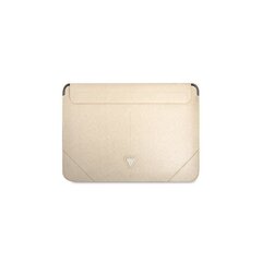 Чехол  Guess sleeve GUCS16PSATLE 16” beige Saffiano Triangle цена и информация | Рюкзаки, сумки, чехлы для компьютеров | pigu.lt
