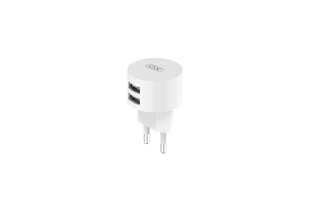 XO wall charger L62 2x USB 2,4A white цена и информация | Зарядные устройства для телефонов | pigu.lt