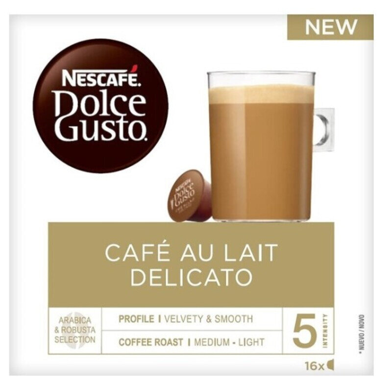 Kavos kapsulės Nescafé Dolce Gusto Au Lait Delicato. kaina ir informacija | Kava, kakava | pigu.lt