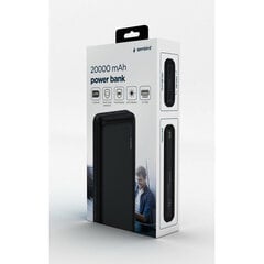 Powerbank GEMBIRD PB20-01 20000mAh цена и информация | Зарядные устройства Power bank | pigu.lt