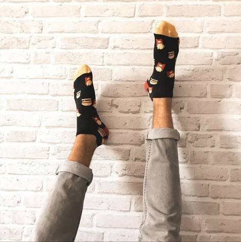 Soxo vyriškų kojinių komplektas picų dėžutėje už dovaną, 6 poros, 40-45 цена и информация | Originalios kojinės | pigu.lt