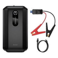 Baseus Super Energy Car Jump Starter Powerbank 10000mAh 1000A USB – Juodas kaina ir informacija | Atsarginiai maitinimo šaltiniai (power bank) | pigu.lt