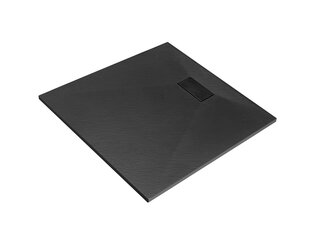 Поддон квадратный Besco Vexo Black, 80x80, 90x90 см цена и информация | Душевые поддоны | pigu.lt