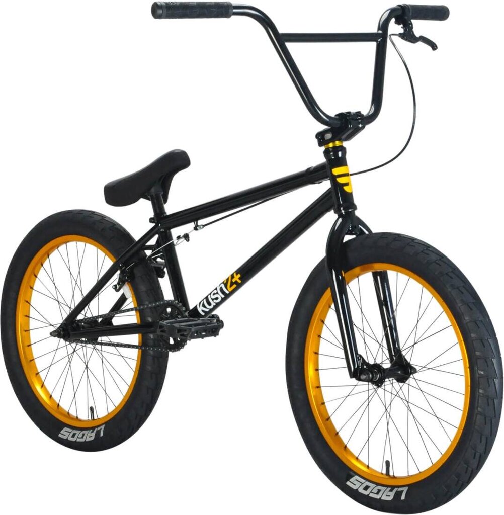 Mafia Kush 2+ 20" BMX Freestyle dviratis, auksinis/juodas kaina ir informacija | Dviračiai | pigu.lt