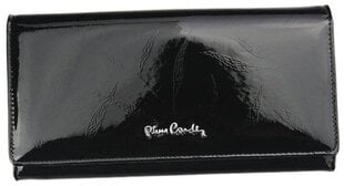 Женский кошелек Pierre Cardin LEAF 102, черный цена и информация | Женские кошельки, держатели для карточек | pigu.lt