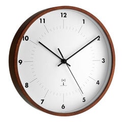 Аналоговые настенные часы с радиоуправлением в деревянной рамке TFA 98.1097 цена и информация | Часы | pigu.lt