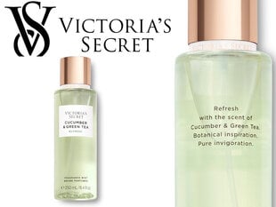 Kūno dulksna Victoria's Secret Cucumber And Green tea moterims, 250 ml kaina ir informacija | Parfumuota kosmetika moterims | pigu.lt