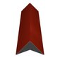 Raudonas Plieninis Stogo Kraigas 2m, 140x140mm kaina ir informacija | Stogo dangos | pigu.lt