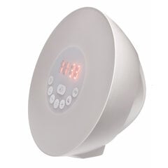 Радиобудильник и настольная лампа с имитацией дневного света WAKE-UP LIGHT 60.2019.02 цена и информация | Радиоприемники и будильники | pigu.lt