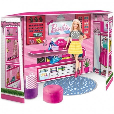 Lisciani "Barbie Fashion Boutique" žaislų rinkinys su lėle, 4+ kaina ir informacija | Žaislai mergaitėms | pigu.lt