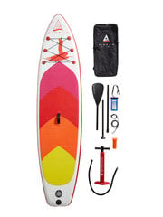 AIRFUN - Red- Paddleboard Pripučiama irklentė, 305 x 76 x 15 cm цена и информация | SUP доски, водные лыжи, водные аттракционы | pigu.lt