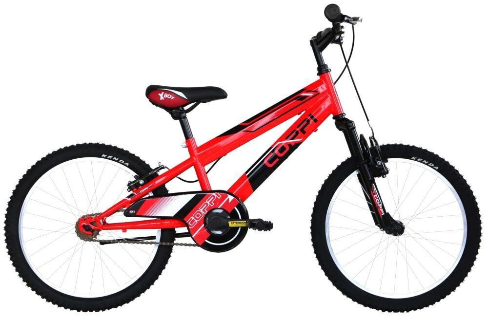 Vaikiškas dviratis 20" JUNIOR MAN HELLO 2/RED/BLACK 8001446125601 COPPI kaina ir informacija | Dviračiai | pigu.lt