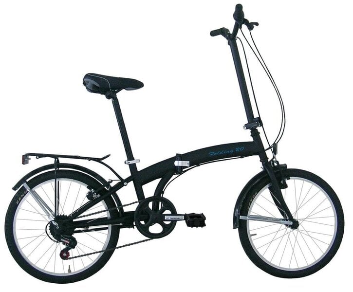 Sulankstomas dviratis Frejus 20", juodas kaina | pigu.lt