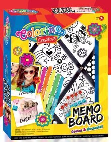 Rinkinys kūrybai Colorino Creative Memo Board kaina ir informacija | Piešimo, tapybos, lipdymo reikmenys | pigu.lt