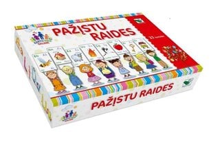 Žaidimas „Pažįstu raides“, 33 kortelės цена и информация | Пазлы | pigu.lt