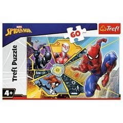 Головоломка Trefl Человек-Паук (Spiderman), 60 деталей цена и информация | Пазлы | pigu.lt