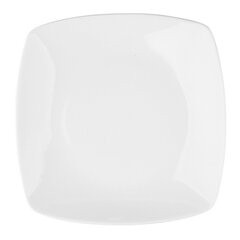 Квадратная тарелка Mariapaula Moderna 25см белая цена и информация | Детали интерьера | pigu.lt