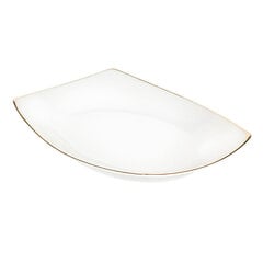 Тарелка квадратная Mariapaula Moderna Gold, 24 см цена и информация | Посуда, тарелки, обеденные сервизы | pigu.lt