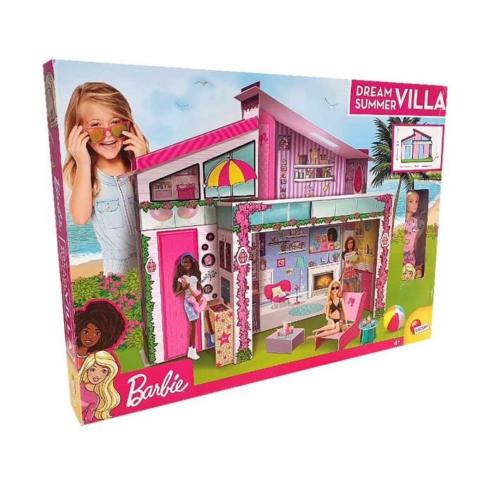 "Lisciani" žaislų rinkinys su lėle "Barbie Villa", 4+ kaina ir informacija | Žaislai mergaitėms | pigu.lt