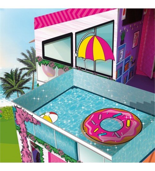 "Lisciani" žaislų rinkinys su lėle "Barbie Villa", 4+ цена и информация | Žaislai mergaitėms | pigu.lt