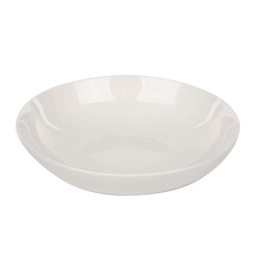 Bella porcelianinė gili lėkštė, 20CM, 450ML, kreminėĖ kaina ir informacija | Indai, lėkštės, pietų servizai | pigu.lt