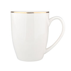Bella Golden Line porcelianinis puodelis, 320 ml, kreminis kaina ir informacija | Taurės, puodeliai, ąsočiai | pigu.lt