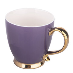 Exotic puodelis su auksine rankena NBC, 400 ML, violetinis kaina ir informacija | Taurės, puodeliai, ąsočiai | pigu.lt