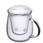 Andrea puodelis su sieteliu ir dangteliu, 350 ML цена и информация | Taurės, puodeliai, ąsočiai | pigu.lt