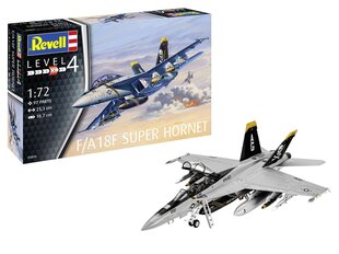 Сборная пластиковая модель Revell - F/A18F Super Hornet, 1/72, 03834 цена и информация | Конструкторы и кубики | pigu.lt