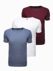 Marškinėliai vyrams Ombre Clothing 3 vnt kaina ir informacija | Vyriški marškinėliai | pigu.lt