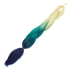 Dirbtinių plaukų pluoštas ombre, šviesi/mėlyna spalva kaina ir informacija | Plaukų aksesuarai | pigu.lt