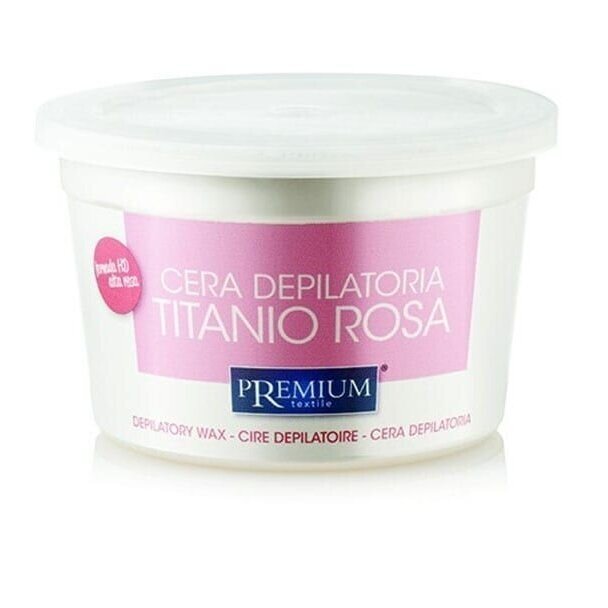 Šildomas depiliacijos vaškas Premium Titanio Rosa, 350 ml цена и информация | Depiliacijos priemonės | pigu.lt