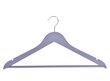 Medinė pakaba RONDO, rinkinys 10vnt pilkos spalvos kaina ir informacija | Pakabos, maišai drabužiams | pigu.lt