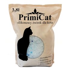 Силиконовый наполнитель для кошачьего туалета PrimiCat 10 x 3,8 л 38 литров цена и информация | Наполнитель для кошек | pigu.lt