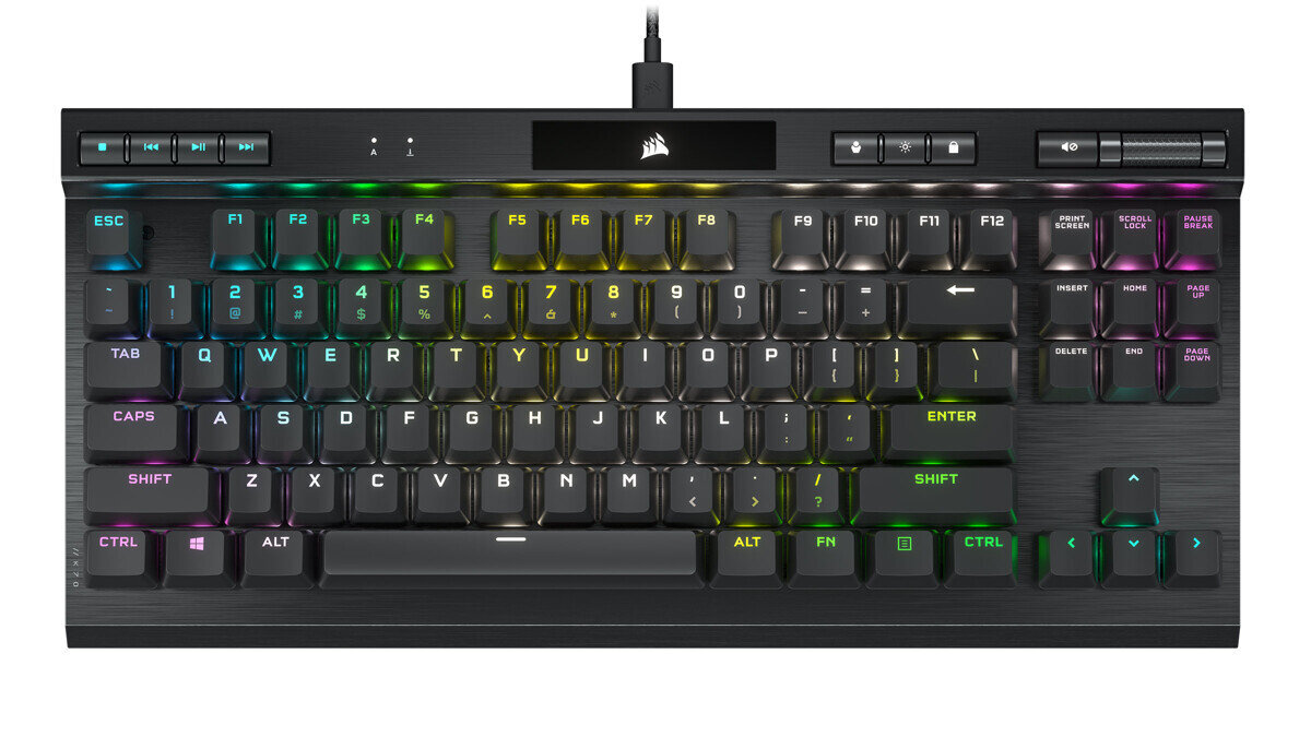 Corsair K70 RGB TKL Champion Series Mechanical Gaming keyboard kaina ir informacija | Klaviatūros | pigu.lt