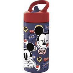 Бутылка с водой Mickey Mouse Happy Smiles (410 мл) цена и информация | Фляги для воды | pigu.lt