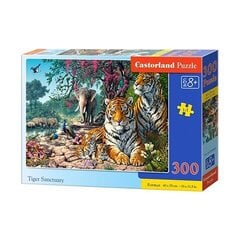 Castorland dėlionė TIGER SANCTUARY 300 det. kaina ir informacija | Dėlionės (puzzle) | pigu.lt